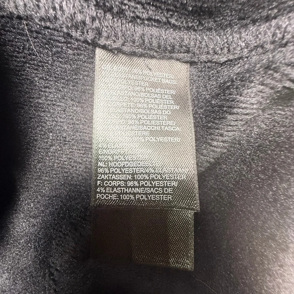 The North Face Mens Full Zip Lined Softshell Jacket Black XXL Performance
